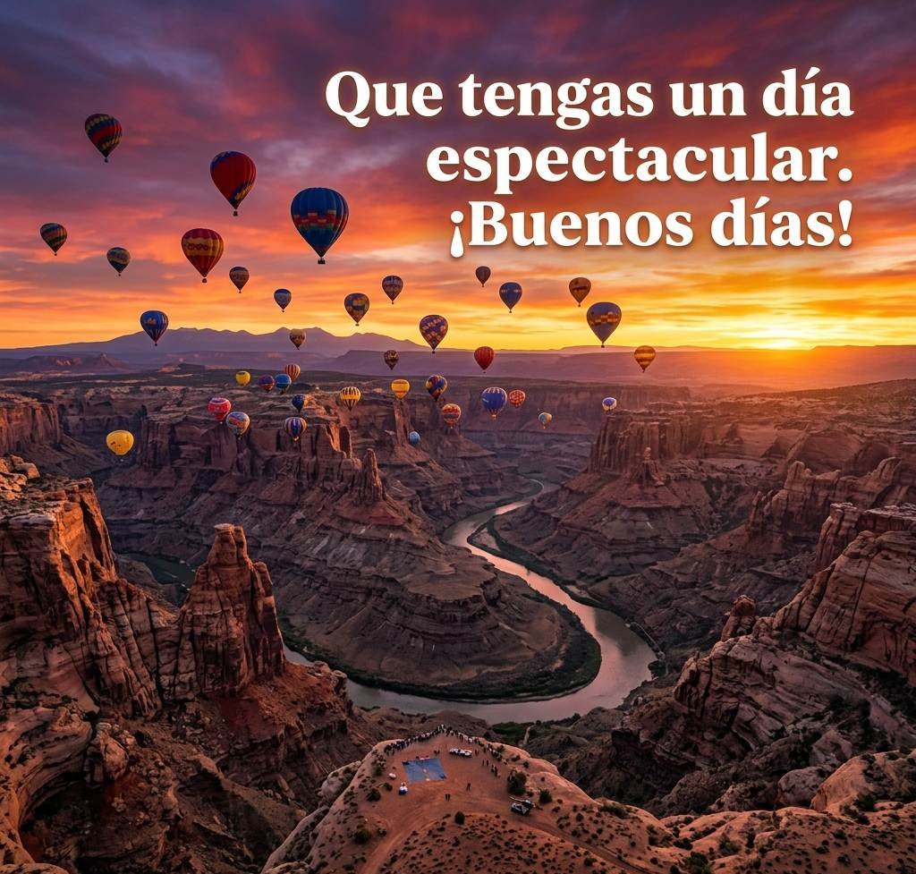 buenos dias espectaculares globos desierto